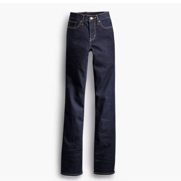 NEW NWT Levi’s 315 Shaping Bootcut Mid Rise Jeans Dark Wash Size 29" x‎ 30" - Picture 4 of 14